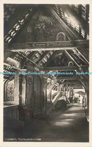 R212152 Luzern Spreubrücke Y 4368 Fotoglob