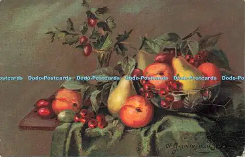 R215437 Fruits Cl Zammius No 6169 Painting