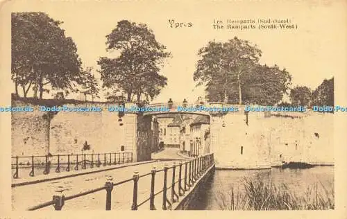 R215474 Ypres The Ramparts South West Ed Van Driessche rue au Beurre Legia