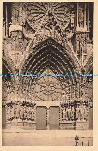 R212262 7 La Douce France Reims Marne La Cathedrale Le Portail principal Yvon