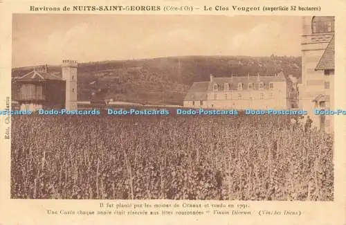 R214358 Environs de Nuits Saint Georges Cote dOr Le Clos Vougeot Ch Martin Il fu