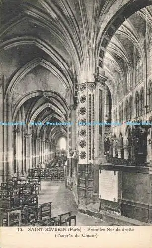 R212473 10 Saint Severin Paris Premiere Nef de droite daupres du Choeur