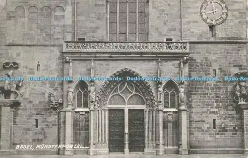 R212500 Basel Münsterportal Gebr Metz 16526