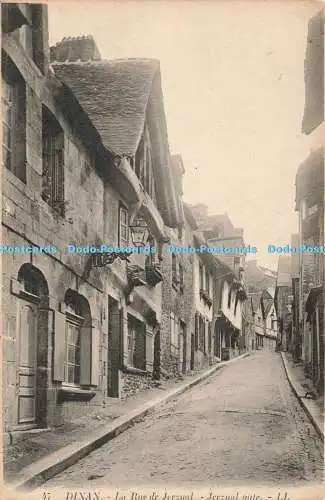 R216364 47 Dinan La Rue de Jerzual Jerzual Tor LL Levy et Neurdein Reunis