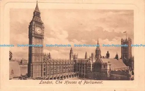 R217780 London Houses Parliament Tucks No 2451 1912