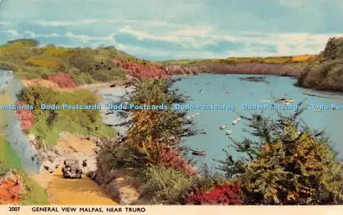 R218210 Gesamtansicht Malpas bei Truro Dearden und Wade Bournemouth Postkarte