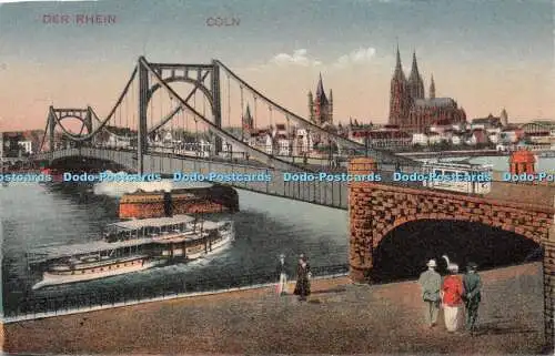 R219668 Der Rhein Coln Heiss