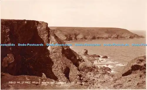 R218340 Nr St Ives Hells Mouth And Godrevy Point Judges Hastings 1907