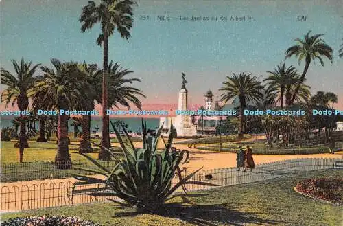 R219790 231 Nice Les Jardins du Roi Albert Ier CAP Photomecaniques