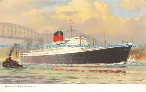 R217047 Cunard R M S Saxonia B 1667