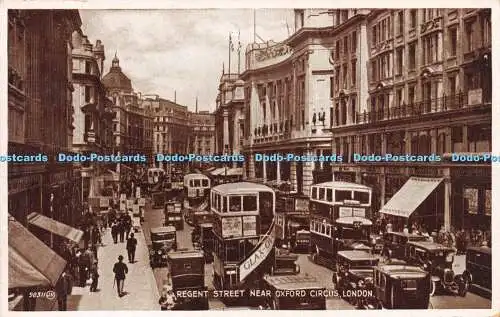 R218538 Regent Street Oxford Circus London Waterloo No 98311 VJ Valentines Photo