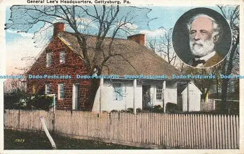R217222 General Lees Headquarters Gettysburg Pa 1921 Multi View