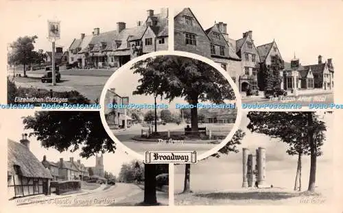 R218655 Broadway The Gree Elizabethan Cottages Lygon Arms Hotel Church Abbots Gr