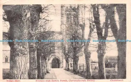 R218680 Avenue North Porch Christchurch Priory Mallett 1904