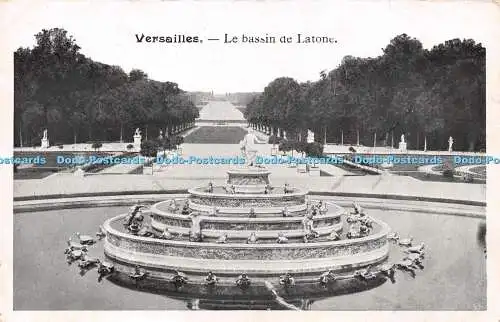 R220152 Versailles Le bassin de Latone Postkarte