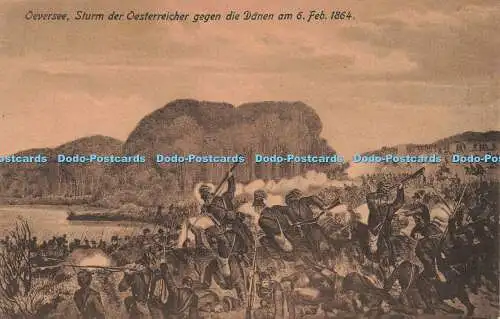 R217352 Oeversee Sturm der Oesterreicher gegen die Danen am 6 Feb 1864 Thomsen