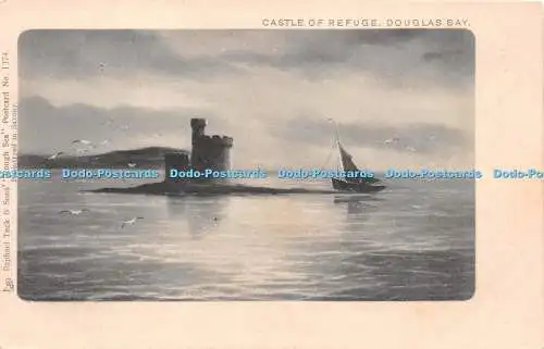 R218766 Castle Of Refuge Douglas Bay Tucks Rough Sea No 1374