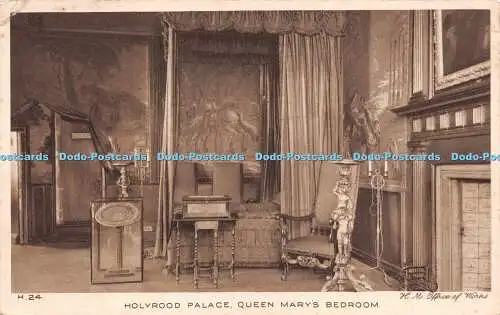 R218817 Nr H24 Holyrood Palace Queen Marys Schlafzimmer H M Office Of Works Swaingrav