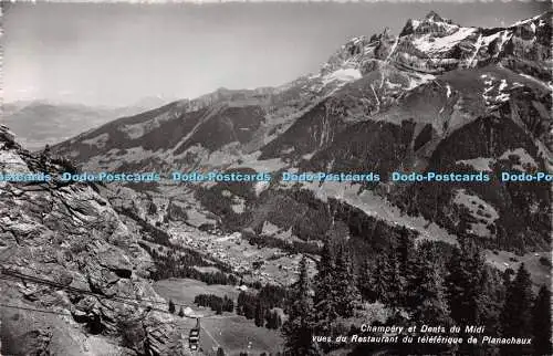 R218836 Champery et Dents du Midi Restaurant de Teleferique de Planachaux No 899