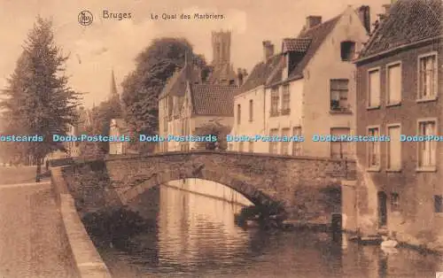 R218907 Brügge Le Quai Des Marbriers Nels Thill Serie Brügge No 93