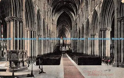 R217531 Nave East Lichfield Cathedral No L508X Valentines JV