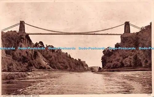 R220376 Clifton Suspension Bridge Bristol Postkarte