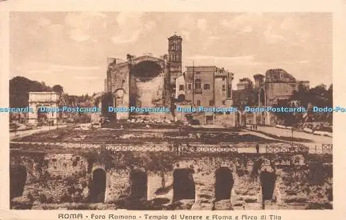 R217574 Roma Foro Romano Tempio Venere Roma Arco de Tito No 20816 STA