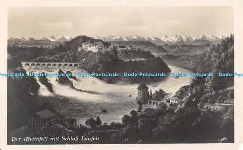 R218998 Der Rheinfall Mit Schloss Laufen No 4815 Emil Hartmann