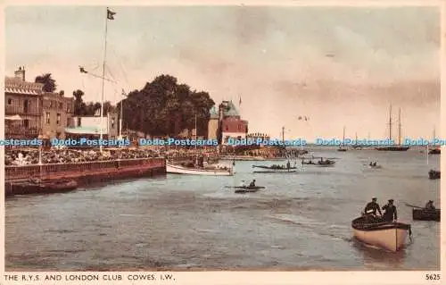 R219048 The R Y S And London Club Cowes I W E A Sweetman Solograph Series De Lux