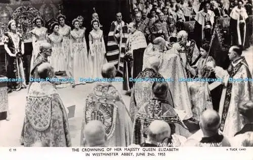 R220649 C 11 The Crowning of her Majesty Queen Elizabeth in Westminster Abbey Ju