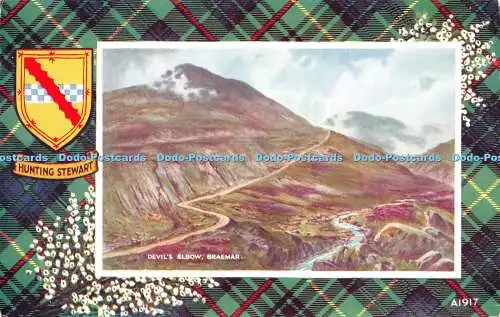 R223453 Jagd Stewart Teufel Ellenbogen Braemar A1917 Kunst Farbe Valentinstag