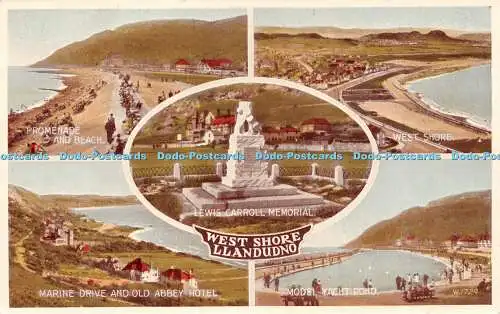 R219223 West Shore Llandudno Valentine Carbo Farbe Dundee And London