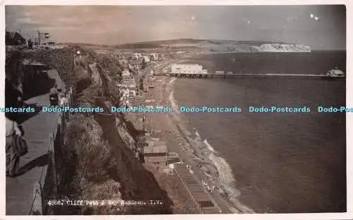 R223480 4666 Cliff Path and Bay Sandown I W RP Nigh 1951