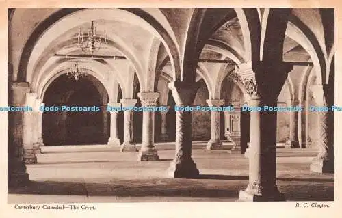 R219245 Canterbury Cathedral The Crypt B C Clayton Cathedral Bookshop S P C K Lo