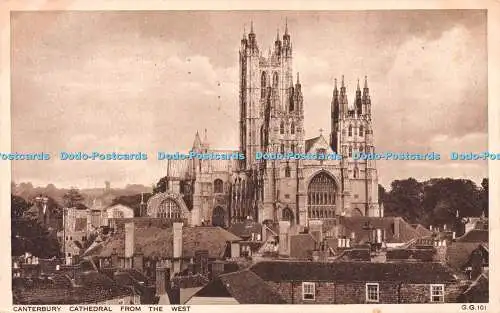 R219248 Canterbury Cathedral From The West Walter Scott Bradford für The Cathedr