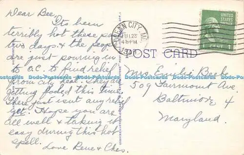 R223519 Bathing Beach Ocean City Md The Harry P Cann and Bro C T Art Colortone 1