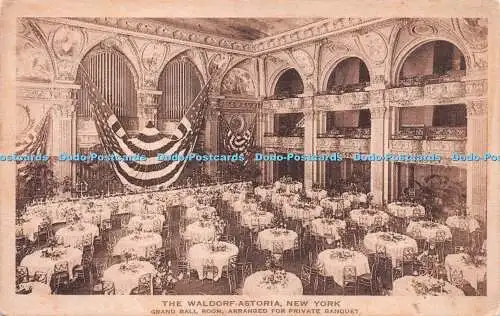 R223529 The Waldorf Astoria New York Grand Ball Room arrangiert für private Banketten