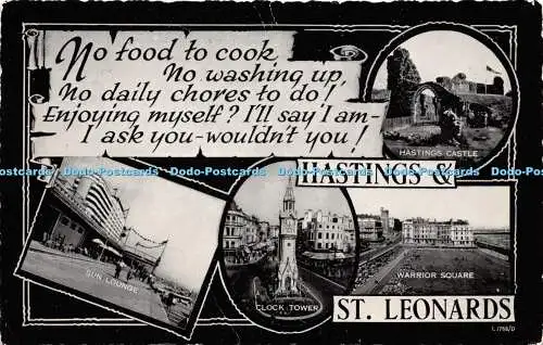 R223637 Kein Essen zum Kochen, kein Abwaschen, keine tägliche Arbeit, Hastings und St Leon zu erledigen