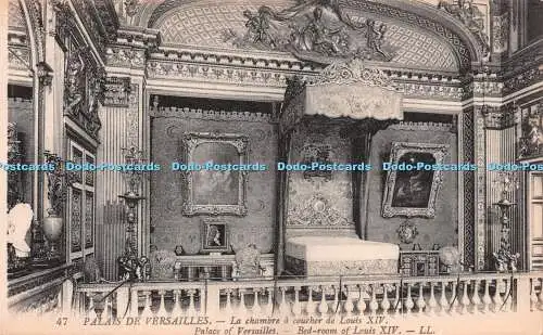 R219406 Palais De Versailles La chambre a coucher de Louis XIV LL 47 Levy Fils P