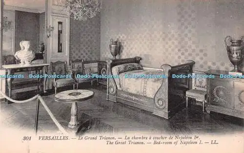 R219416 Versailles The Great Trianon Bed room of Napoleon I LL 301 Levy Fils Par