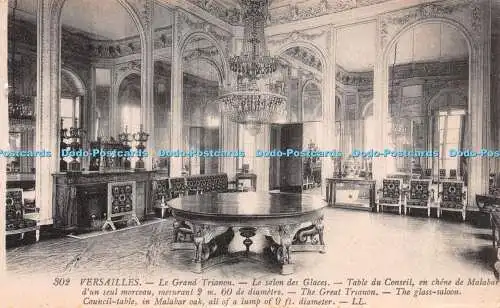 R219418 Versailles Der große Trianon Der gläserne Salonratstisch in Malabar o