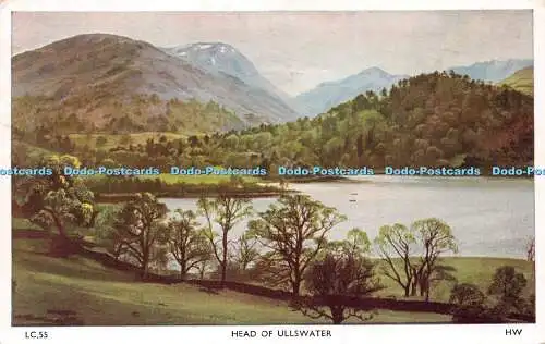 R223710 LC 55 Head of Ullswater HW H Webster Helvellyn House 1967