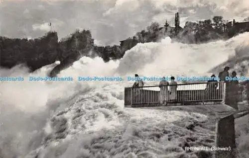 R219472 Rheinfall Schweiz Schloss Laufen am Rheinfall Müller Neuhausen am Rheinf