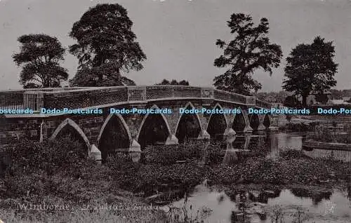 R220991 Wimborne St Julians Bridge Tuck Silverette 1937