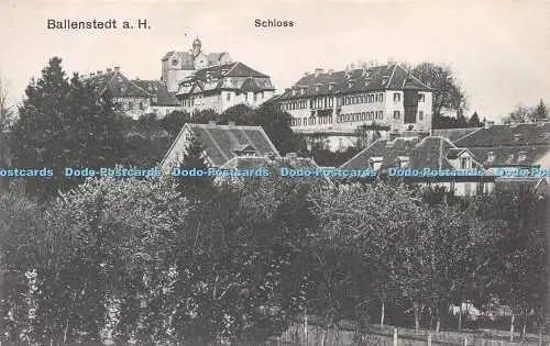 R221004 Ballenstedt a H Schloss Verlagsanstalt Kosmos Halberstadt 5886