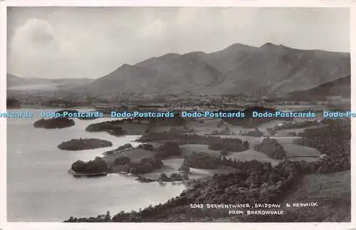 R219550 2043 Derwentwater Skiddaw and Keswick from Borrowdale Abraham RP