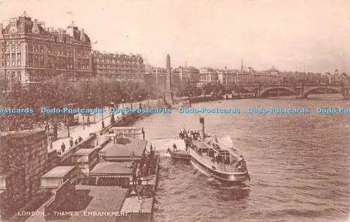 R222617 London Thames Embankment The London Stereoscopic Companys Lesco Series