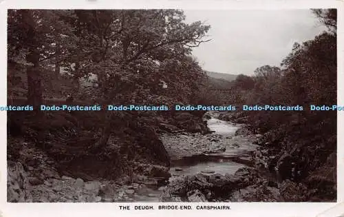 R224337 The Deugh Bridge End Carsphairn J and A Hyslop Real Photographic Series