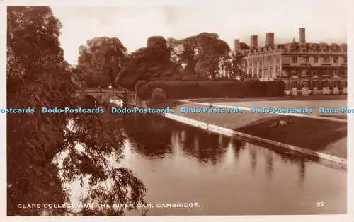 R225910 Clare College And The River Cambridge RP No 22