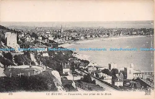 R223171 575 Le Havre Panorama vue prise de la Heve ND Phot Imp Phot Neurdein